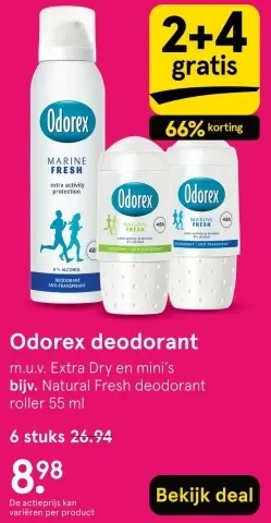 Aanbieding: Deodorant