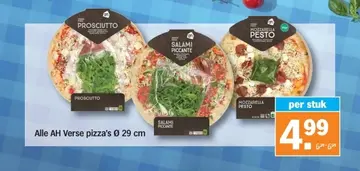 Aanbieding: AH Verse pizza