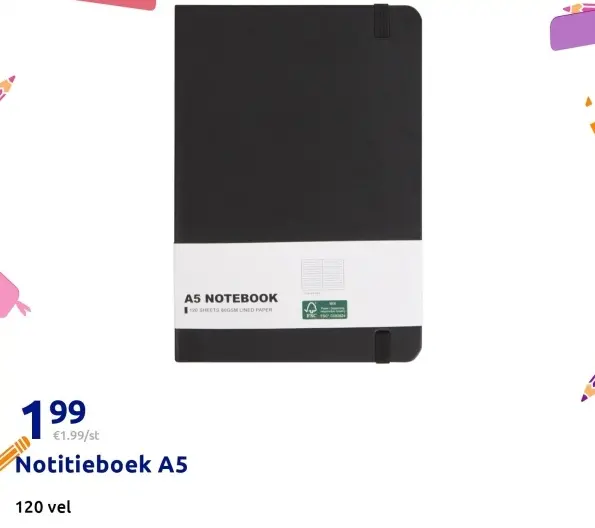Aanbieding: Notitieboek A5