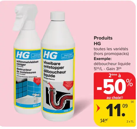 Offre: Produits HG