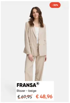 Offre: Blazer beige - Fransa