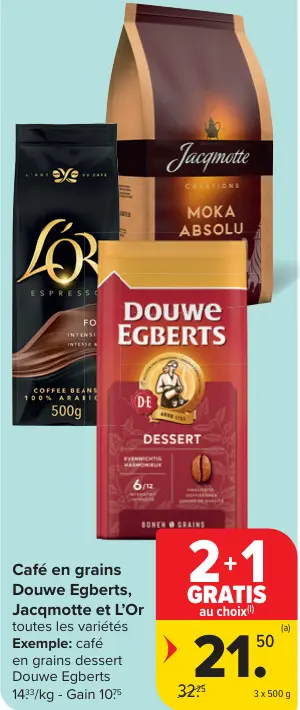 Offre: Café en grains