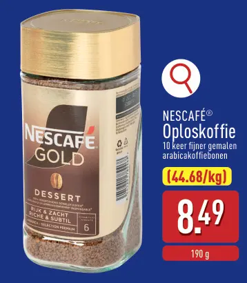 Promotie: Oploskoffie