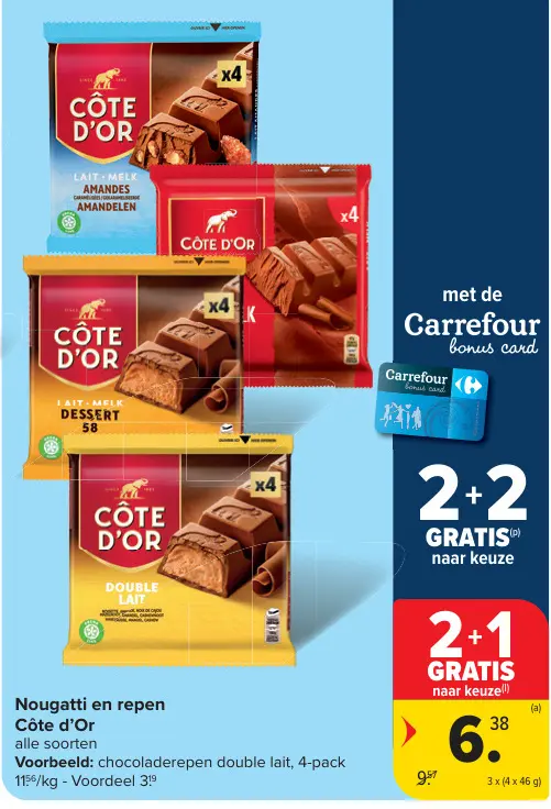 Promotie: Nougat en repen