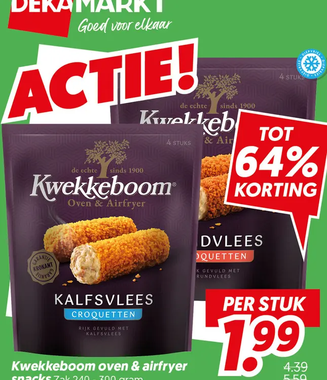 Aanbieding: Kwekkeboom oven & airfryer snacks