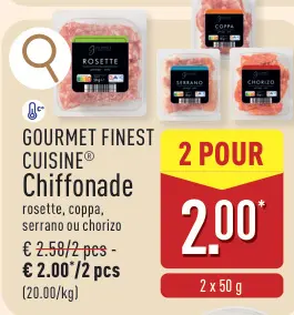 Offre: Chiffonade