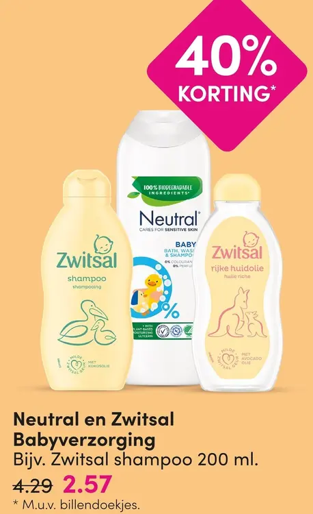 Aanbieding: Babyverzorging