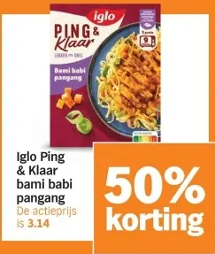 Aanbieding: Ping & Klaar bami babi pangang
