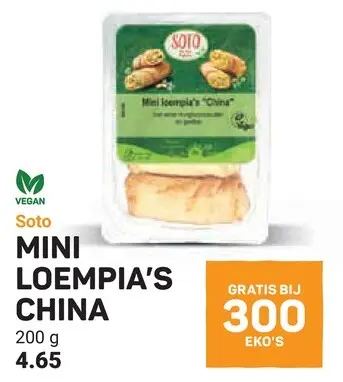 Aanbieding: Mini loempia's china