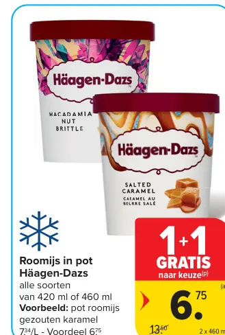 Promotie: Roomijs in pot