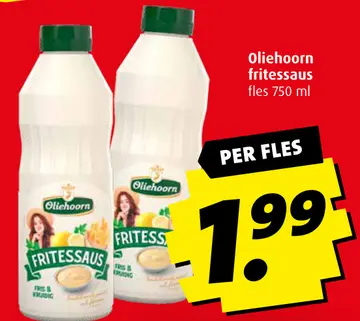 Aanbieding: Oliehoorn fritessaus