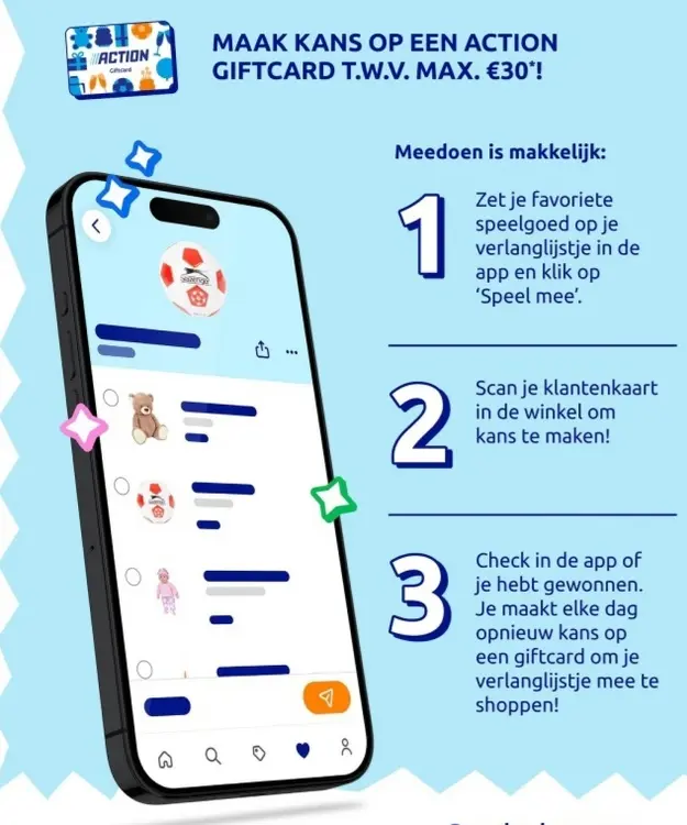 Promotie: Action Giftcard