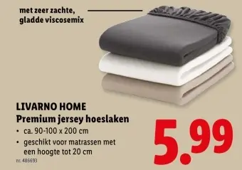 Promotie: Premium jersey hoeslaken
