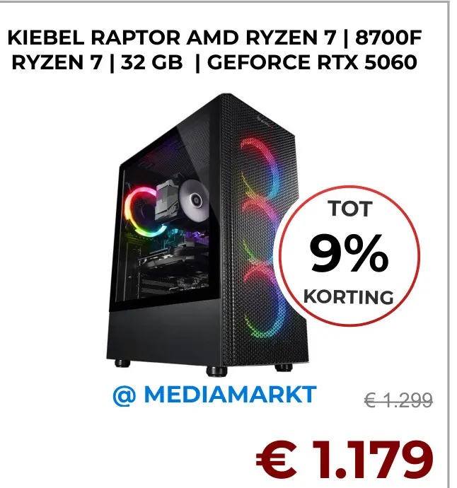 Aanbieding: Kiebel raptor
