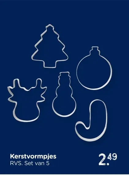 Aanbieding: Kerstvormpjes