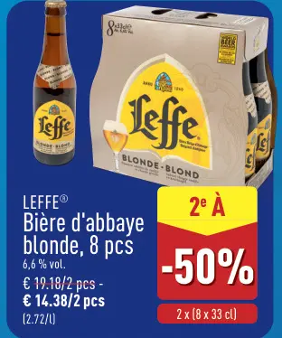 Offre: Bière d'abbaye blonde