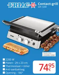 Promotie: Contact-grill