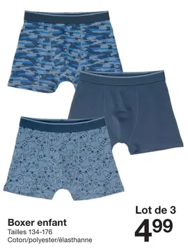 Offre: Boxer enfant