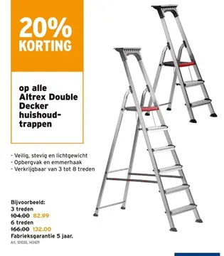 Aanbieding: Altrex Double Decker huishoudtrappen