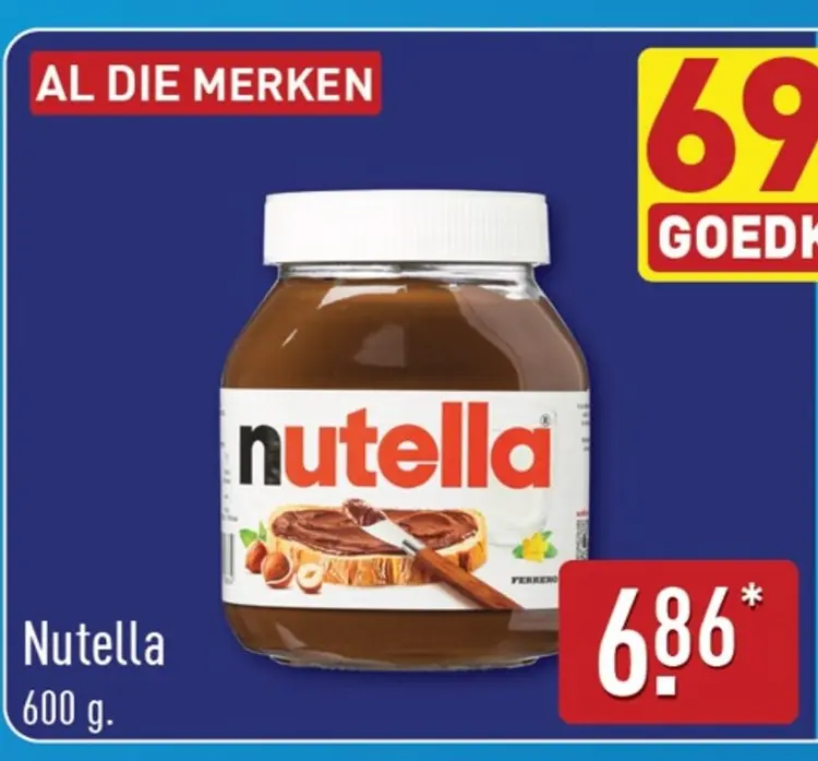 Aanbieding: Nutella
