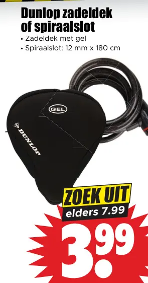 Aanbieding: Zadeldek of spiraalslot