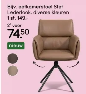 Aanbieding: eetkamerstoel Stef