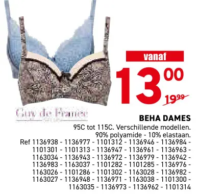 Promotie: Beha dames