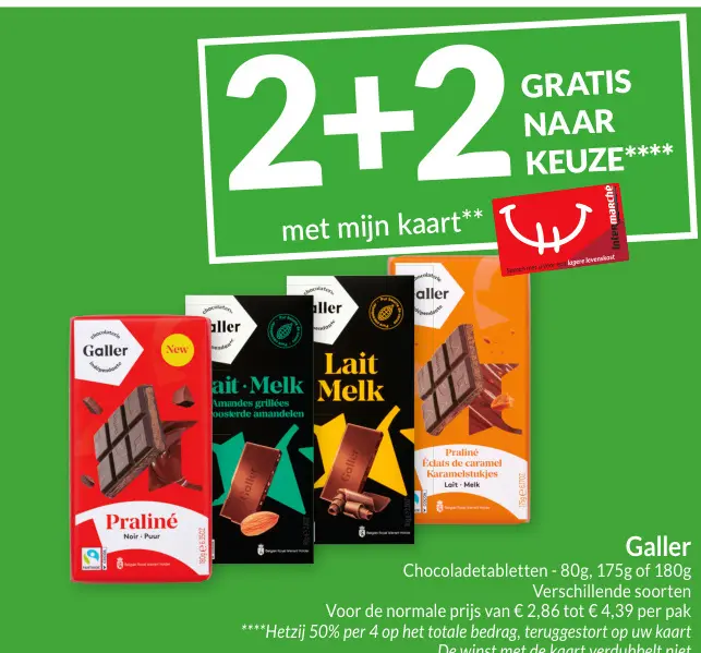 Promotie: Chocoladetabletten