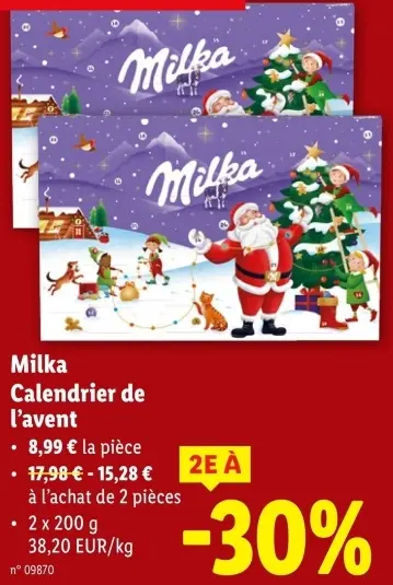 Offre: Calendrier de l'avent