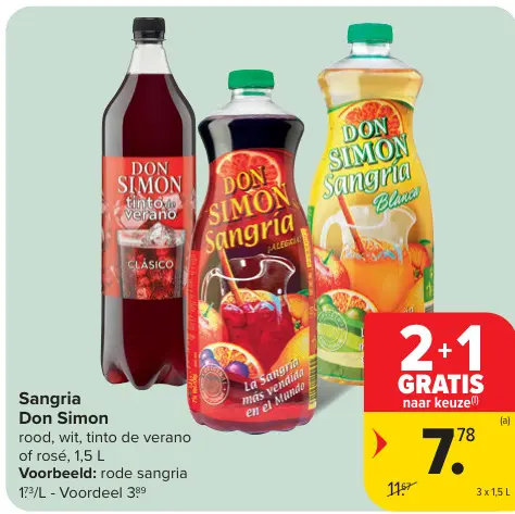 Promotie: Sangria Don Simon