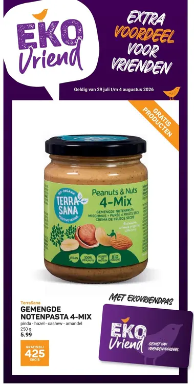 Aanbieding: Gemengde notenpasta 4-mix