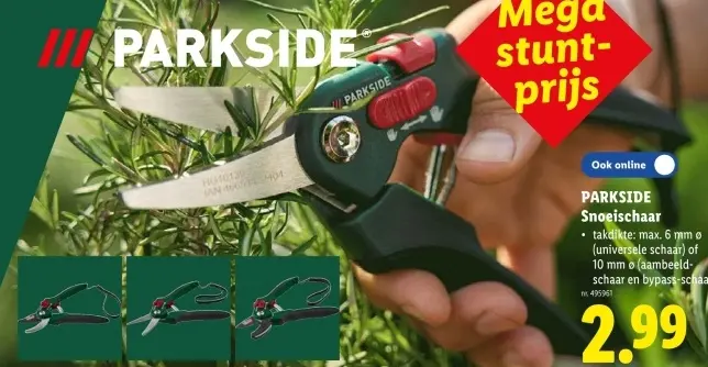 Promotie: Snoeischaar