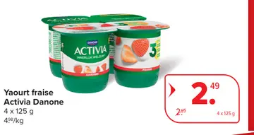 Offre: Yaourt fraise