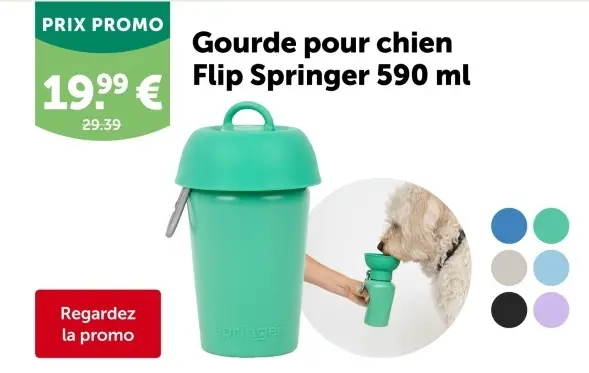 Offre: Gourde pour chien