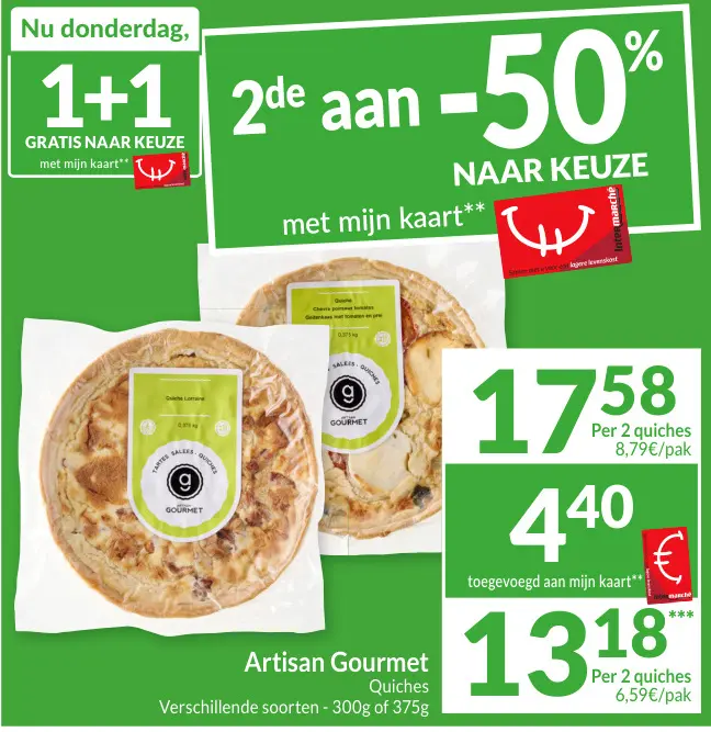 Promotie: Artisan Gourmet Quiches