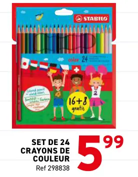Offre: Crayons de couleur