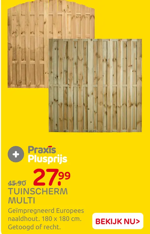 Aanbieding: Tuinscherm multi