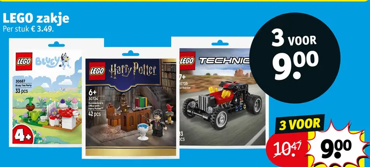 Aanbieding: LEGO zakje