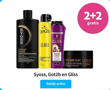 Aanbieding: Syoss, Got2b en Gliss