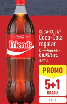 Aanbieding: Coca-Cola Friends regular
