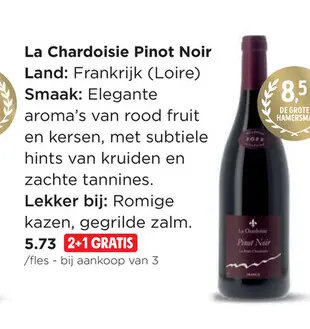Promotie: La Chardoisie Pinot Noir