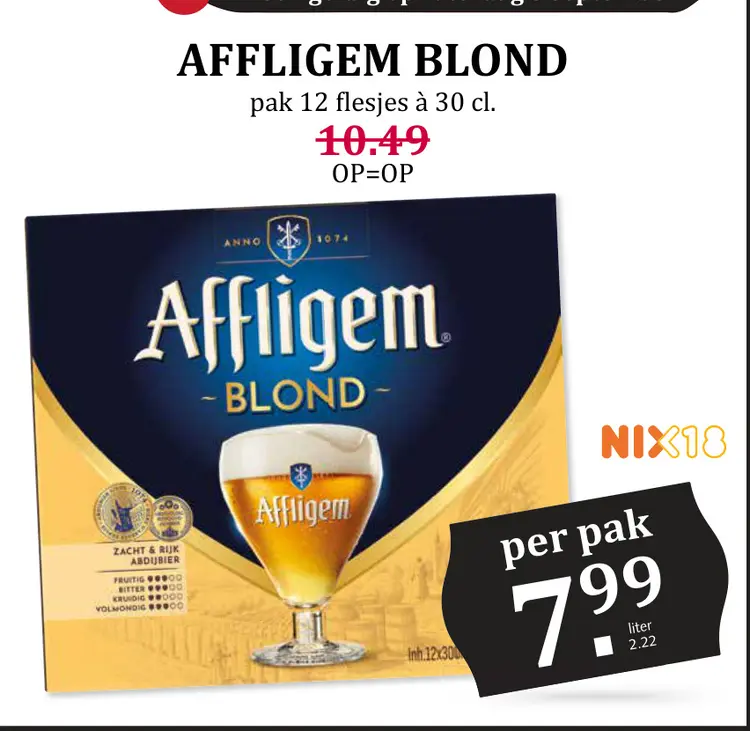 Aanbieding: Affligem blond