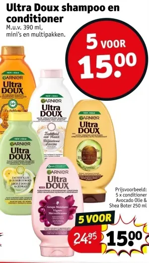 Promotie: Ultra Doux shampoo en conditioner