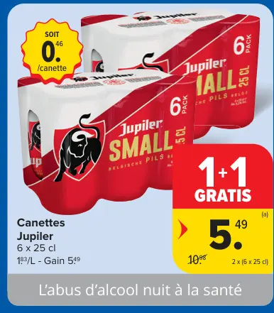 Offre: Canettes