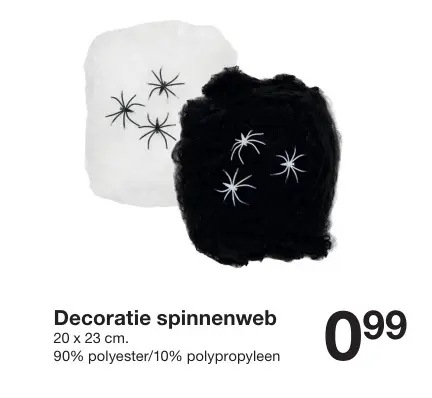 Aanbieding: Decoratie spinnenweb