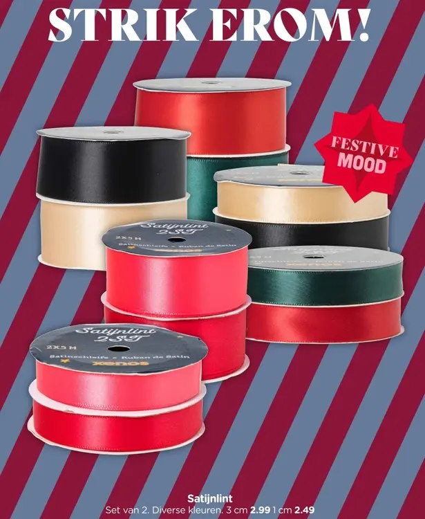 Promotie: Satijnlint