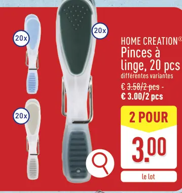 Offre: Pinces à linge