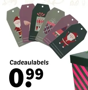 Promotie: Cadeaulabels