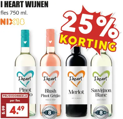 Aanbieding: I Heart Wijnen