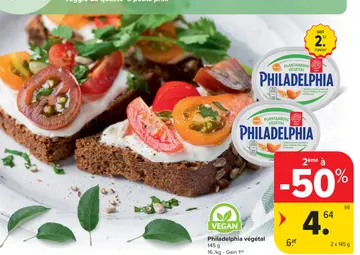 Offre: Philadelphia végétal